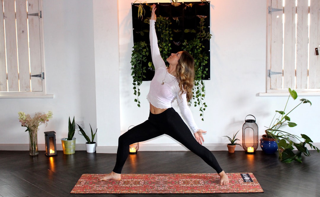 Home Yoga in Yoga Studio on a Zen Bear Yoga Mat